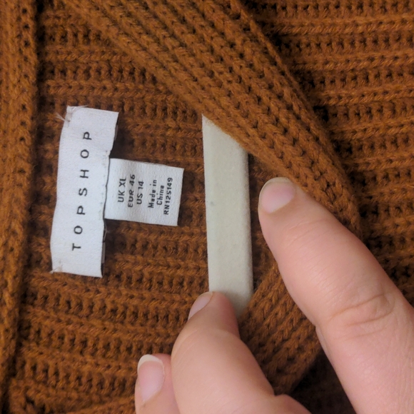 Topshop rust sweater - Picture 3 of 3